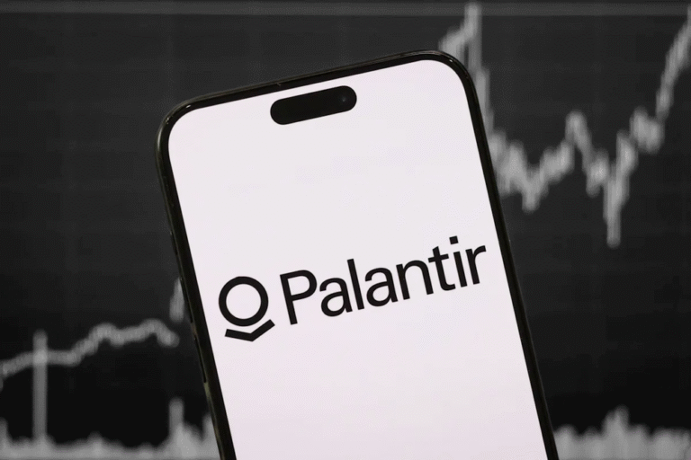 Графік падіння акцій Palantir