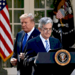Президент США Дональд Трамп і голова ФРС Джером Паул