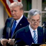 Трамп на фоні Джерома Пауела
