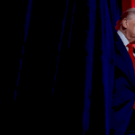 Президент США Дональд Трамп під час оголошення нового тарифу