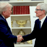 Announcement of Apple $100 billion manufacturing investment