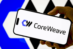 Графік падіння акцій CoreWeave