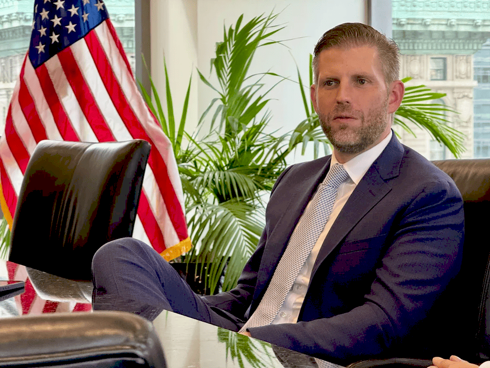 Ерік Трамп говорить про зниження ставок та криптовалюти