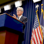 Графік зниження процентної ставки ФРС США