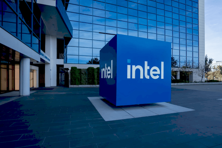 Графік фінансового звіту Intel