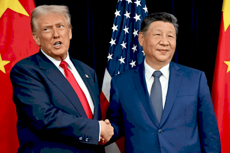 Трамп і Сі Цзіньпін під час зустрічі