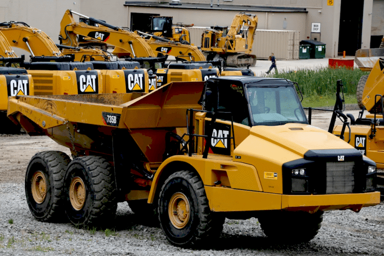 Caterpillar machinery for power generation
