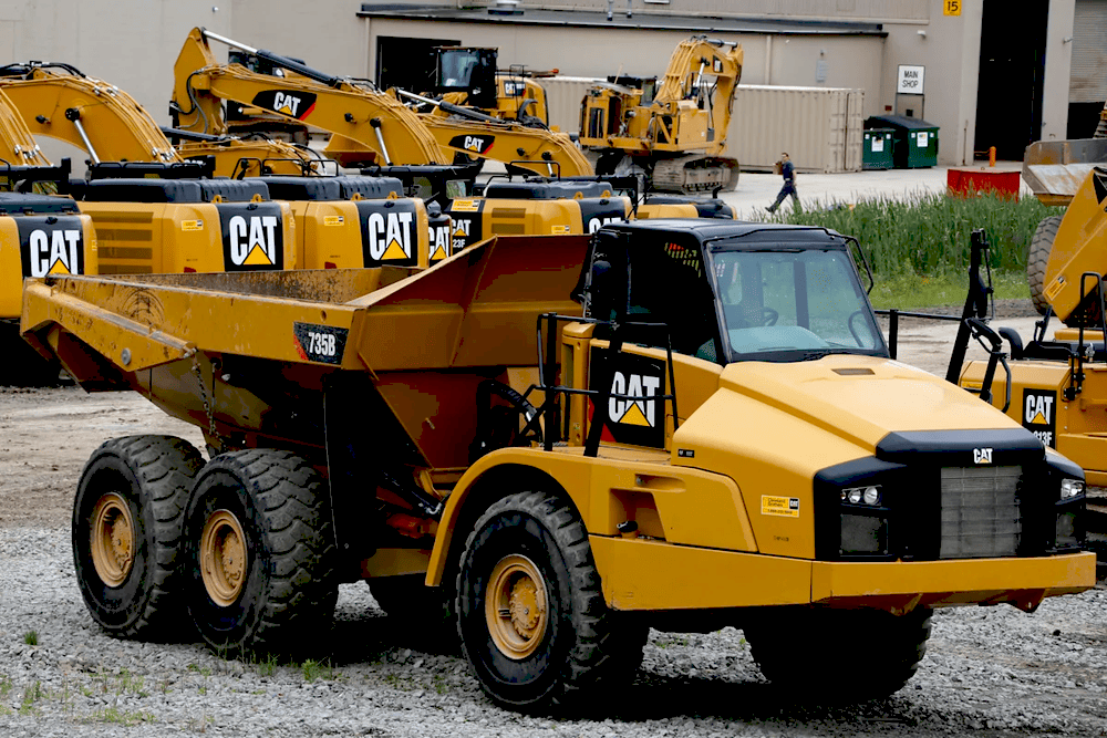 Caterpillar machinery for power generation