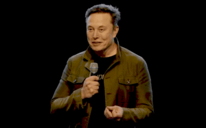 Ілон Маск на зборах акціонерів Tesla