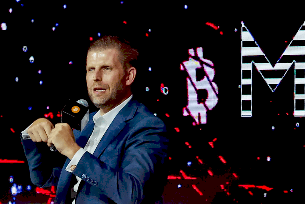 Ерік Трамп на заході про криптовалюти