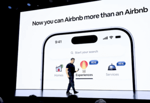 Графік зростання акцій Airbnb