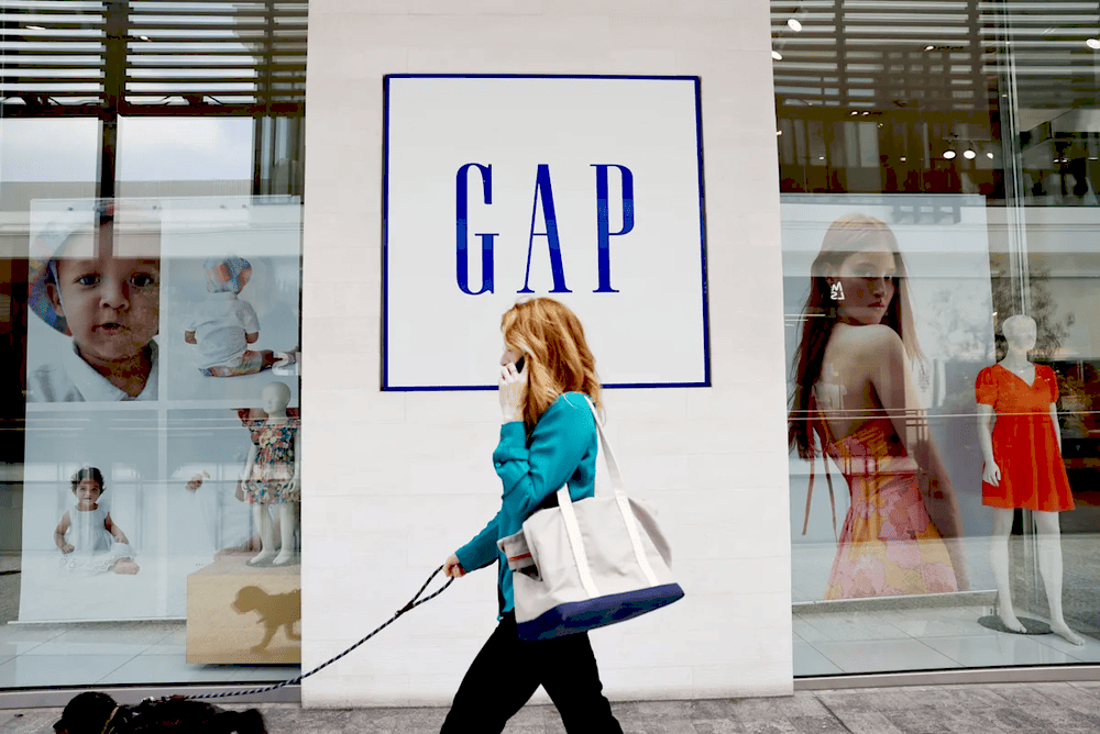 Графік зростання продажів Gap Inc.