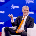 Майкл Сейлор під час виступу