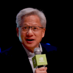 Генеральний директор Nvidia Дженсен Хуанг під час звіту