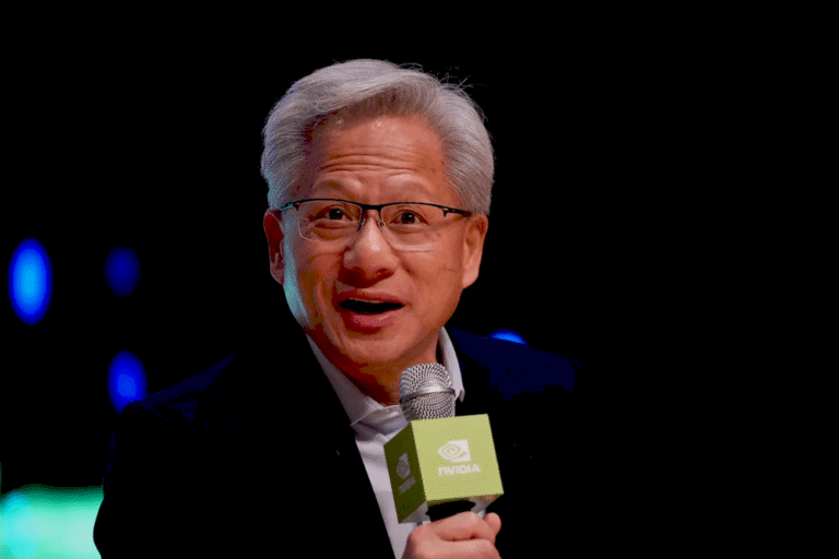 Генеральний директор Nvidia Дженсен Хуанг під час звіту