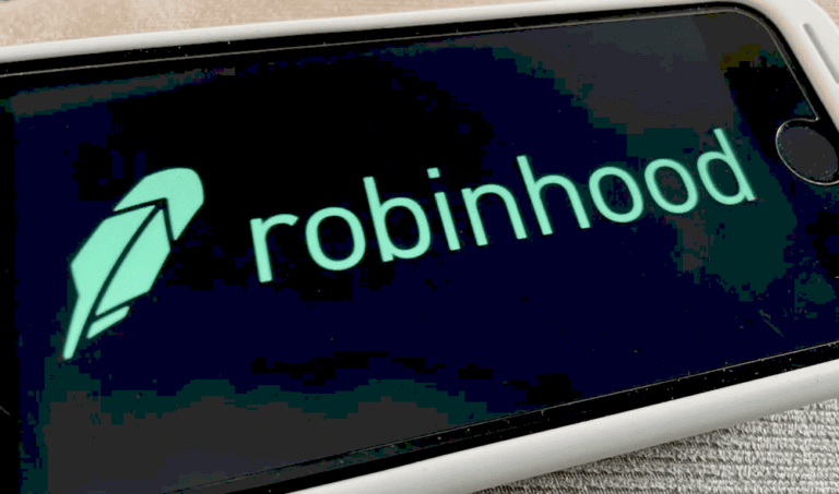 Графік фінансових результатів Robinhood