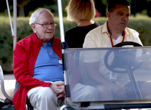 Уоррен Баффет на засіданні