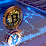 Графік падіння ціни біткоїна