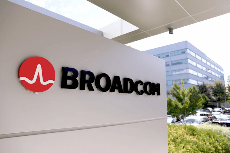 Графік фінансових результатів Broadcom