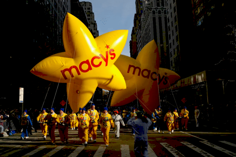 Графік фінансових результатів компаній Macy's та Marvell