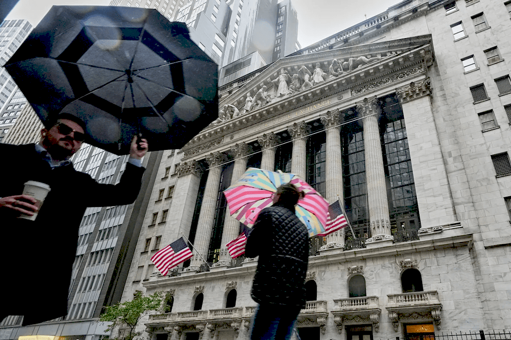 Падіння акцій на фондових ринках США