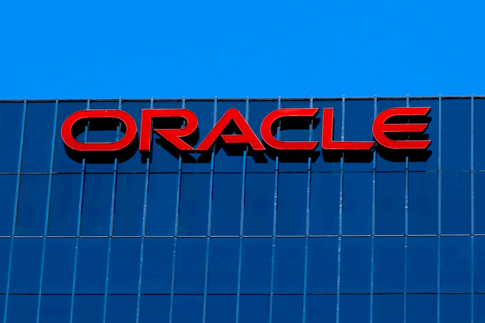 Графік падіння акцій Oracle через залежність від OpenAI