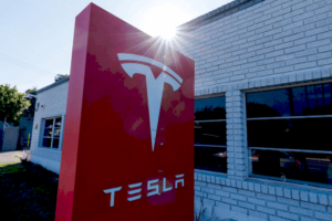 Графік акцій Tesla