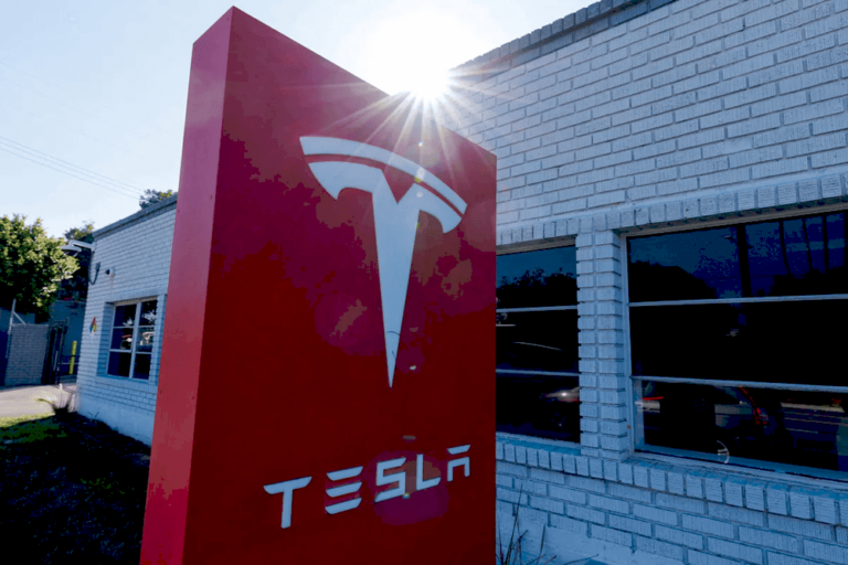 Графік акцій Tesla