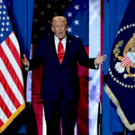 Президент Трамп на мітингу