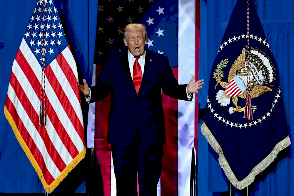 Президент Трамп на мітингу