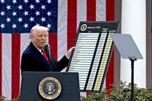 Президент Трамп оголошує про нові тарифи